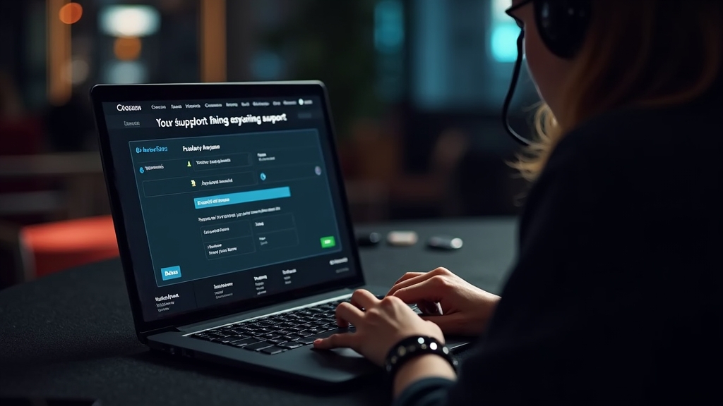 Failed casino payment alert with support-style transaction review